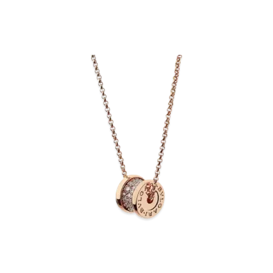 BVLGARI B.Zero1 Necklace Diamond "Pink Gold"