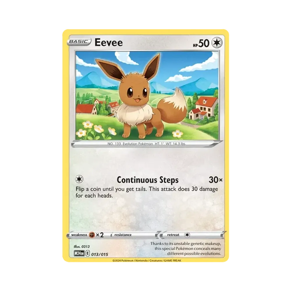 Eevee [M24 EN 013/015](Scarlet & Violet "Mcdonald's 2025 Dragon Discovery")
