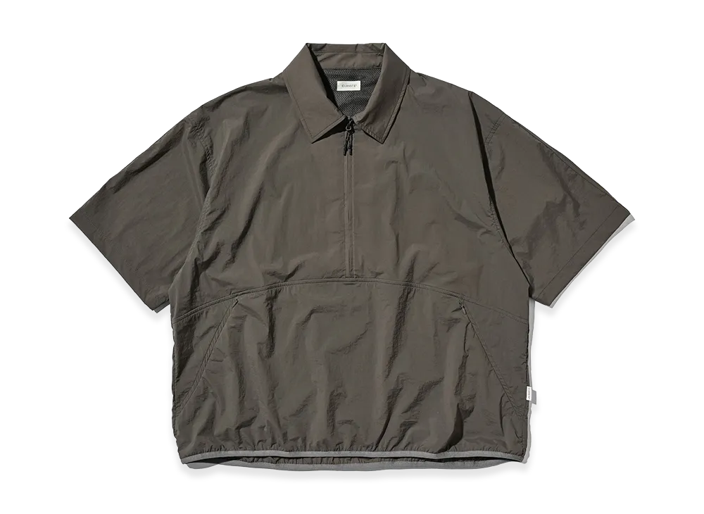 CLESSTE Half Zip Trail S/S Shirt "Carbon Gray"