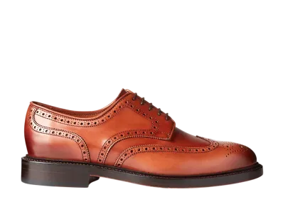 Polo Ralph Lauren Brenton Leather Wingtip "Tan"