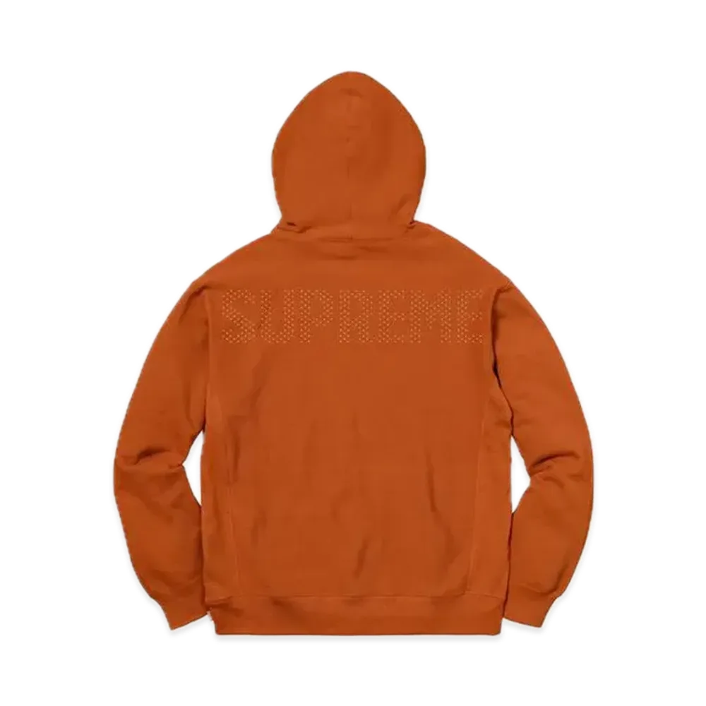 Supreme Studded Hooded Sweatshirt "Copper"