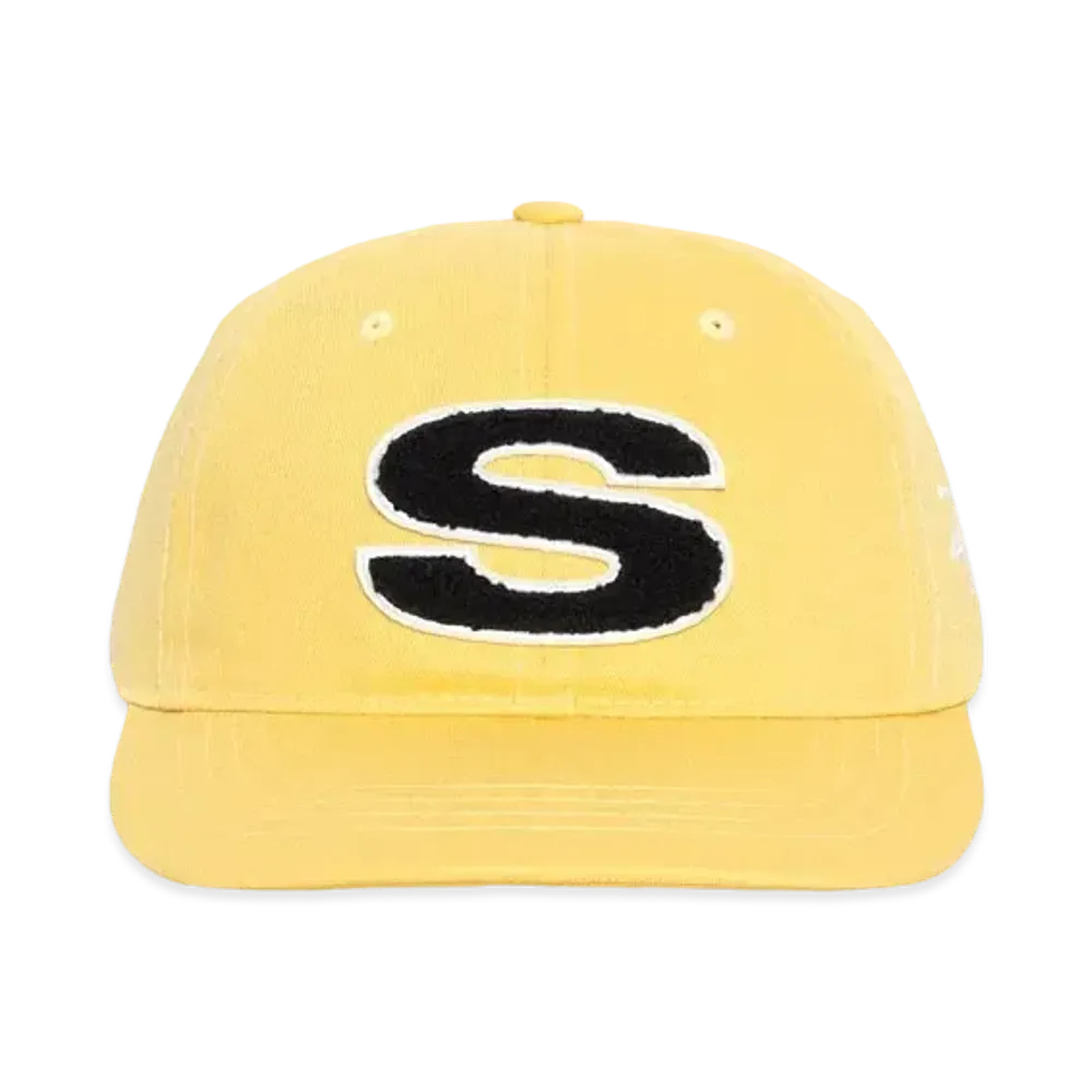 Stussy Chenille S Low Pro Cap "Mustard"