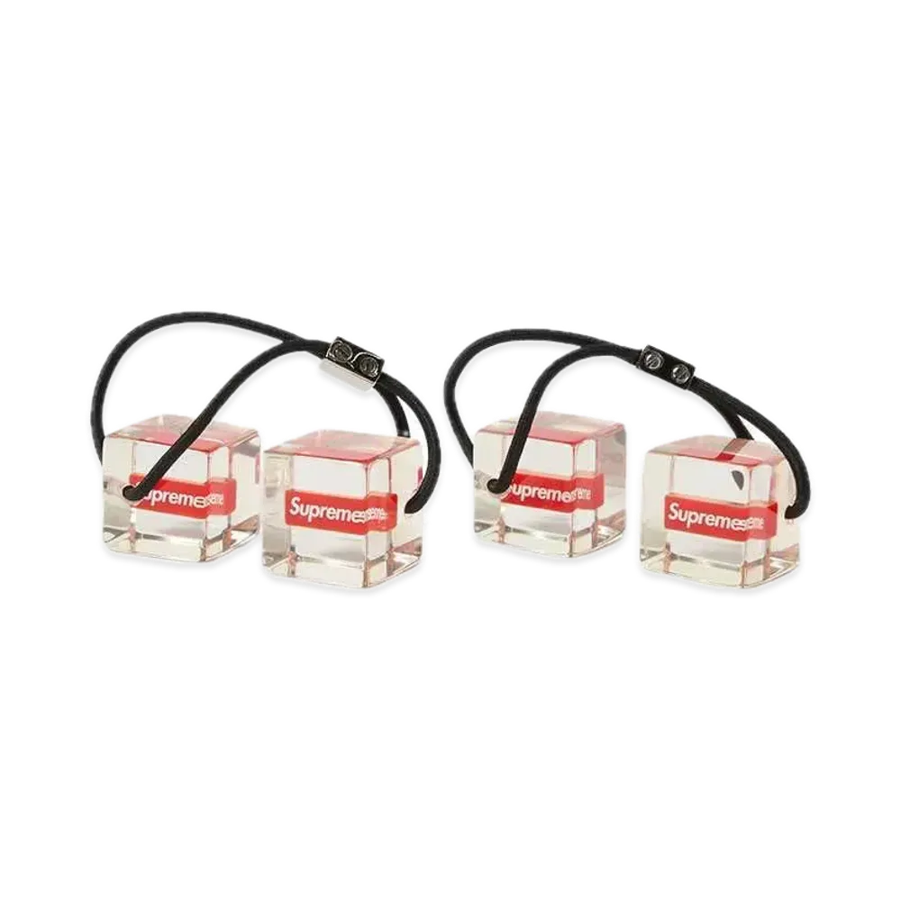 Supreme Hair Bobbles (Set of 2) "Red"