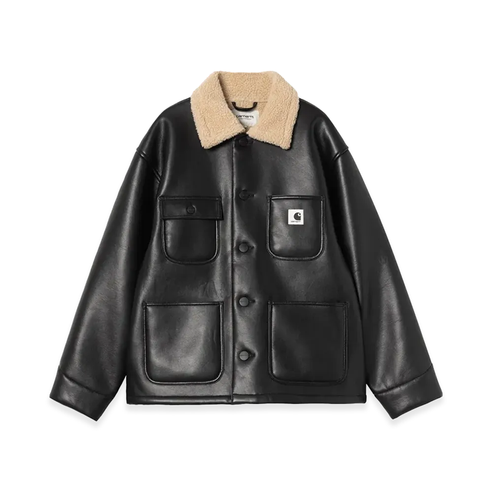Carhartt WIP Women's Shepton OG Michigan Coat "Black/Natural"