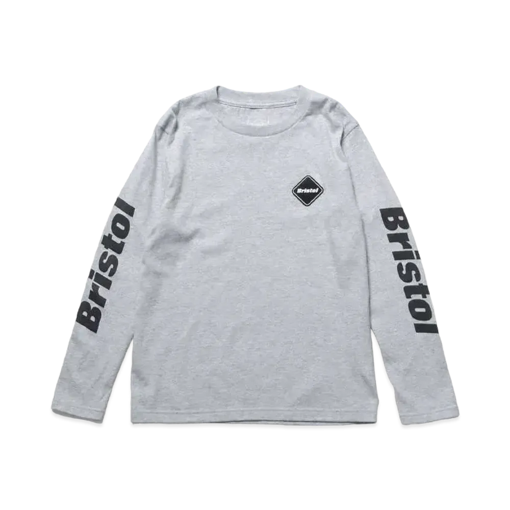 F.C.Real Bristol Authentic Logo L/S Tee (Kids) "Gray"