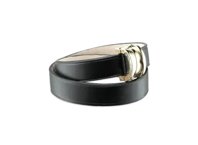 BVLGARI BVLGARI Leather Bracelet "Black"