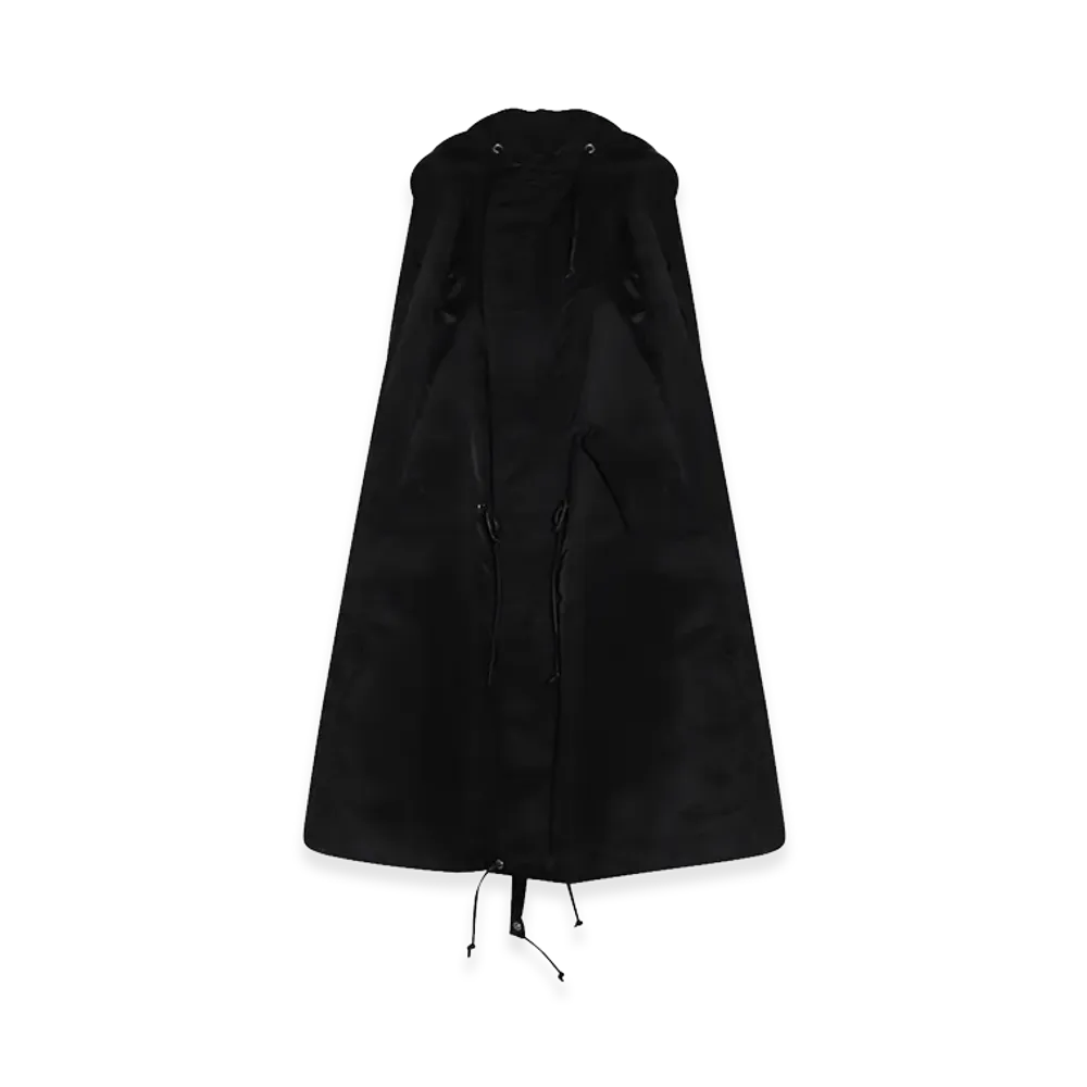 sacai Women's Nylon Twill Hoodie Coat Vest "Black"