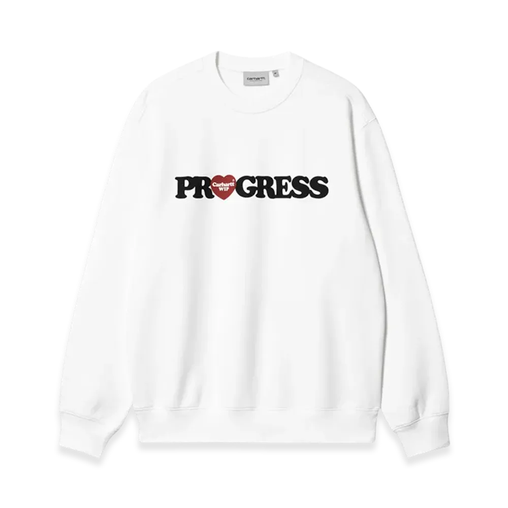 Carhartt WIP I Heart Progress Sweatshirt "White"