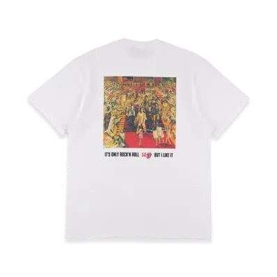 WIND AND SEA x The Rolling Stones It"S Only Rock"N Roll Tee "White"