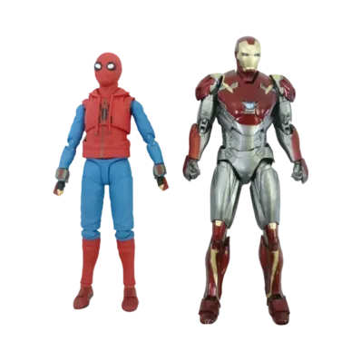 S.H.Figuarts Spider-Man (Homecoming) Home Made Suit ver. & Iron Man Mark 47