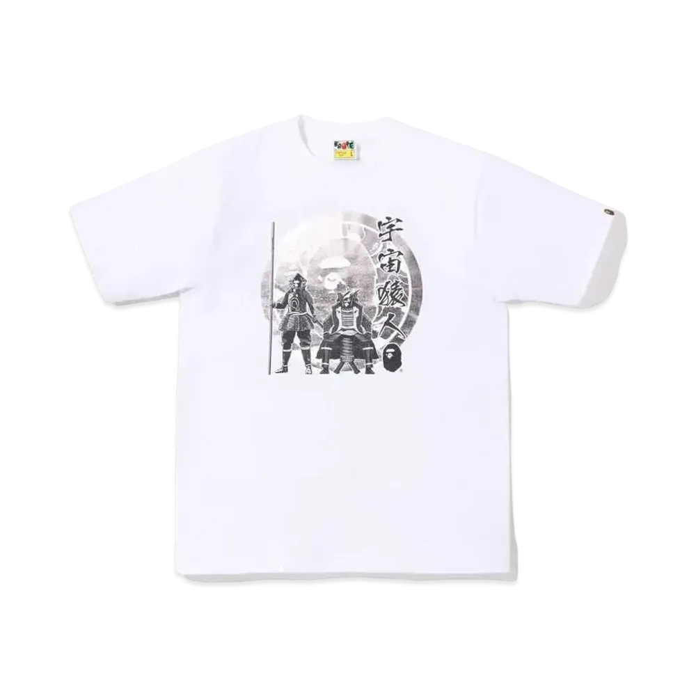 A BATHING APE KABUTO TEE キーチェーン 付き "White"