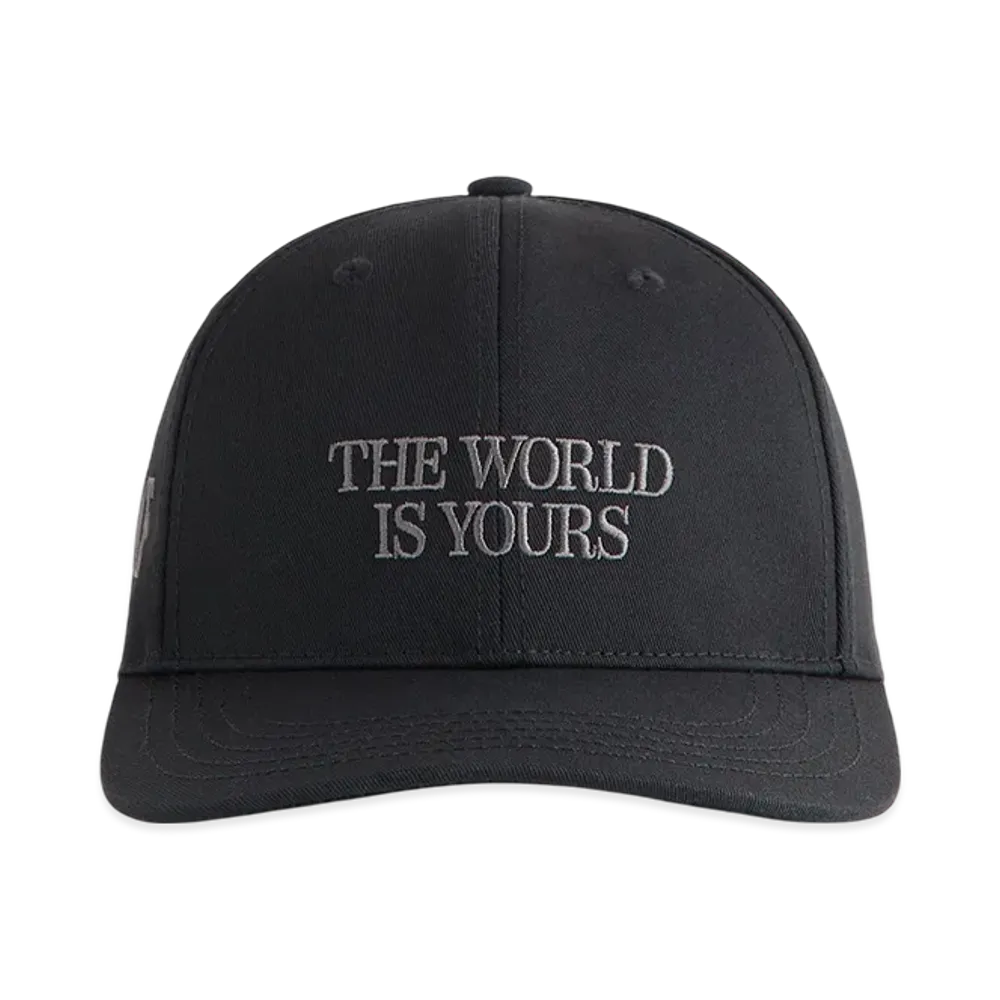 Kith x Scarface Twill Tonal Aaron Cap "Black"