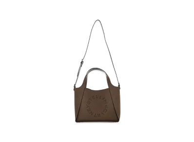 STELLA McCARTNEY Women's Moka Stella Logo Tote Bag "Brown"