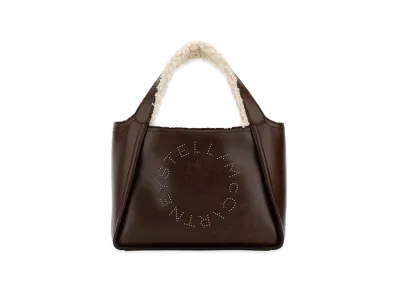 STELLA McCARTNEY Women's Alter Mat Small Shopping Bag "Brown"