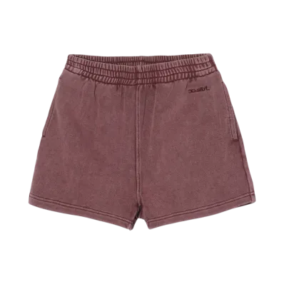 X-Girl Sweat Short Pants "Burgundy"