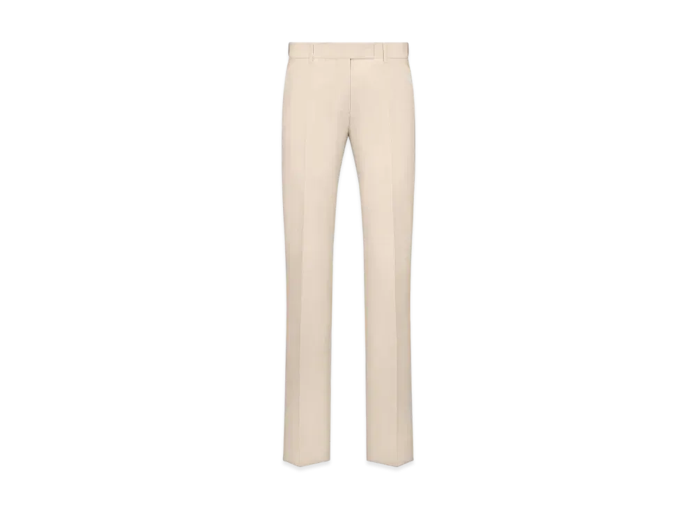 Dior Men's Tailored Chino Pants Cotton Blend "Beige"