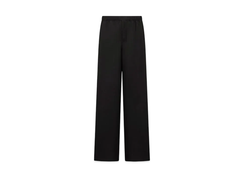 Dior Christian Dior Couture Embroidery Stretch-Waist Pants Silk "Black"