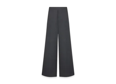 Dior x Lewis Hamilton Loose-Fit Pants in Wool Cavalry Twill "Anthracite Gray"