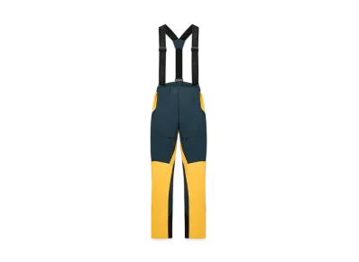 Dior x Descente x LEWIS HAMILTON Ski Pants With Suspenders Technical Taffeta "Navy Blue/Yellow"