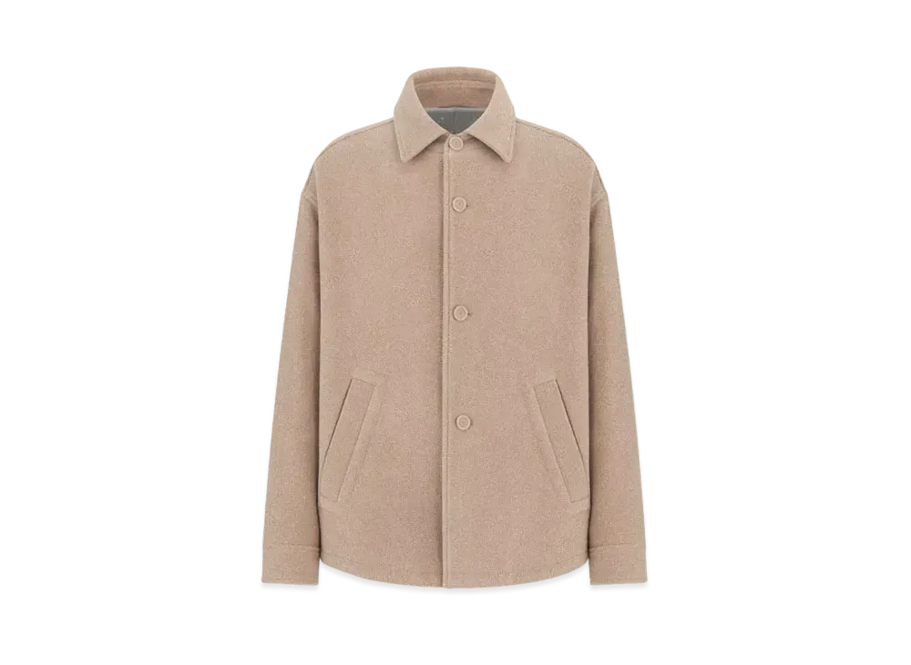 Dior x LEWIS HAMILTON Over Shirt Cotton Cashmere Virgin Wool "Beige"
