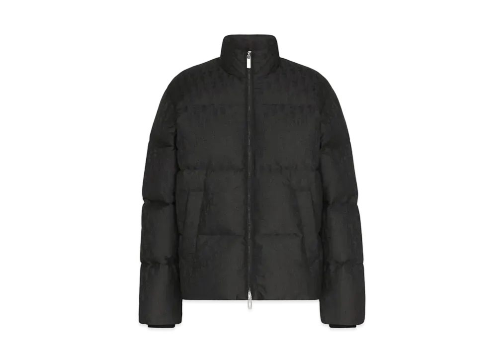 Dior Oblique Puffer Jacket Technical Jacquard "Black"