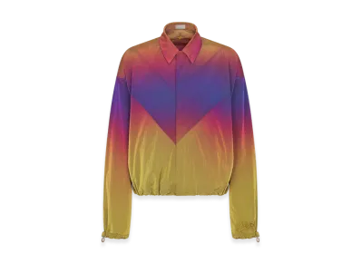 Dior x Lewis Hamilton Zipped Shirt in Technical Fabric "Multicolor"
