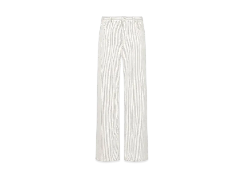 Dior x KAWS Heritage Jeans Cotton-Blend Corduroy "White"
