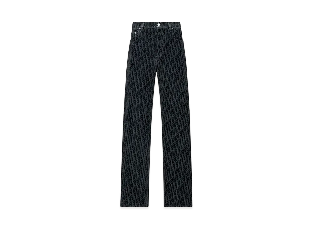 Dior x KAWS Dior Oblique Heritage Jeans Cotton Denim "Blue"