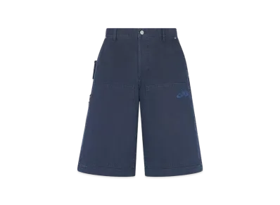 Dior x Lewis Hamilton Bermuda Shorts in Cotton "Blue"