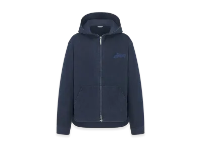 Dior x Lewis Hamilton Hooded Jacket in Cotton "Blue"