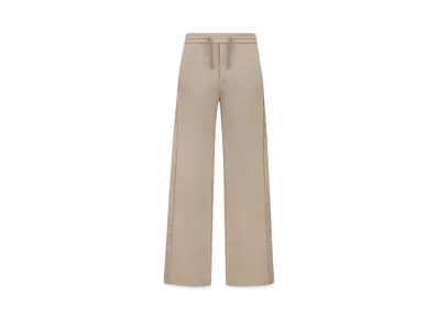 Dior Men's Oblique Track Pants Cotton-Blend Jersey "Beige"