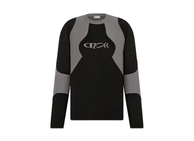 Dior x LEWIS HAMILTON Long Sleeve T-Shirt Technical Interlock "Black"