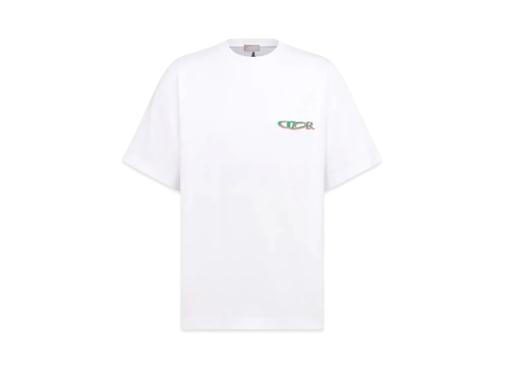 Dior x LEWIS HAMILTON T-Shirt Oversized Fit Cotton Jersey "White"