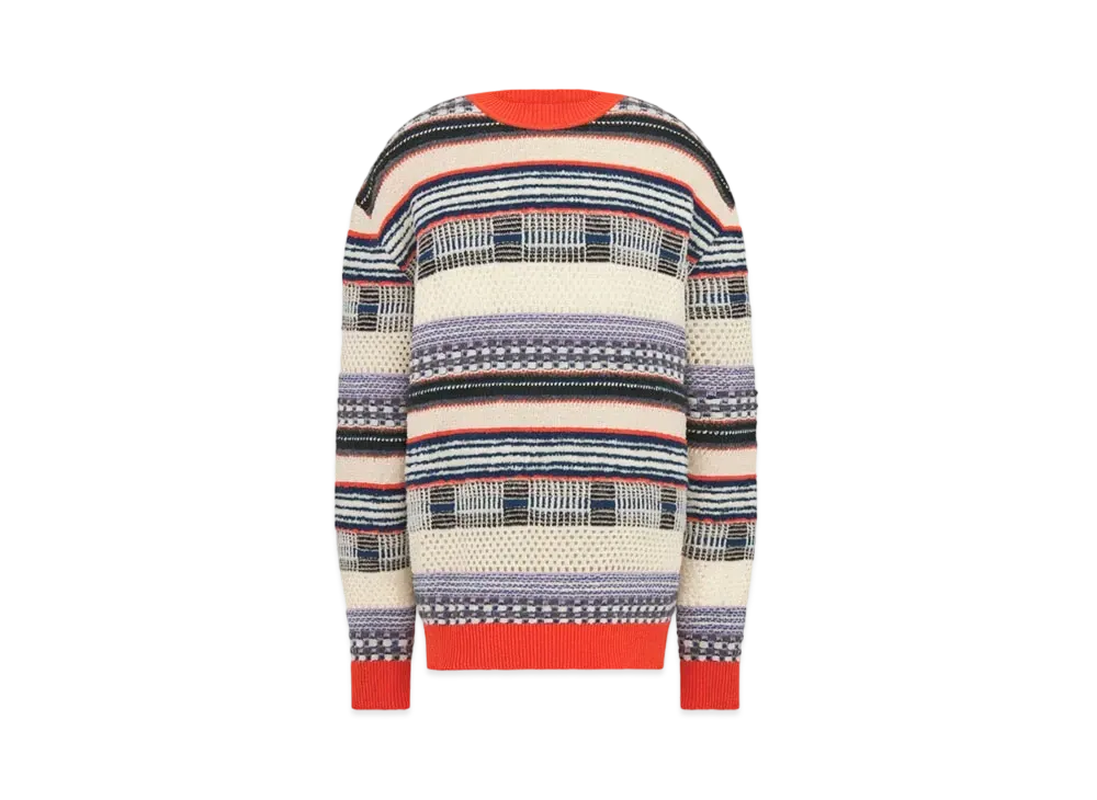 Dior x LEWIS HAMILTON Sweater Wool and Cotton Blend Knit "Multicolor"
