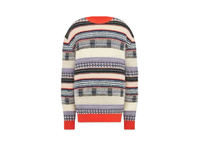 Dior x LEWIS HAMILTON Sweater Wool and Cotton Blend Knit "Multicolor"