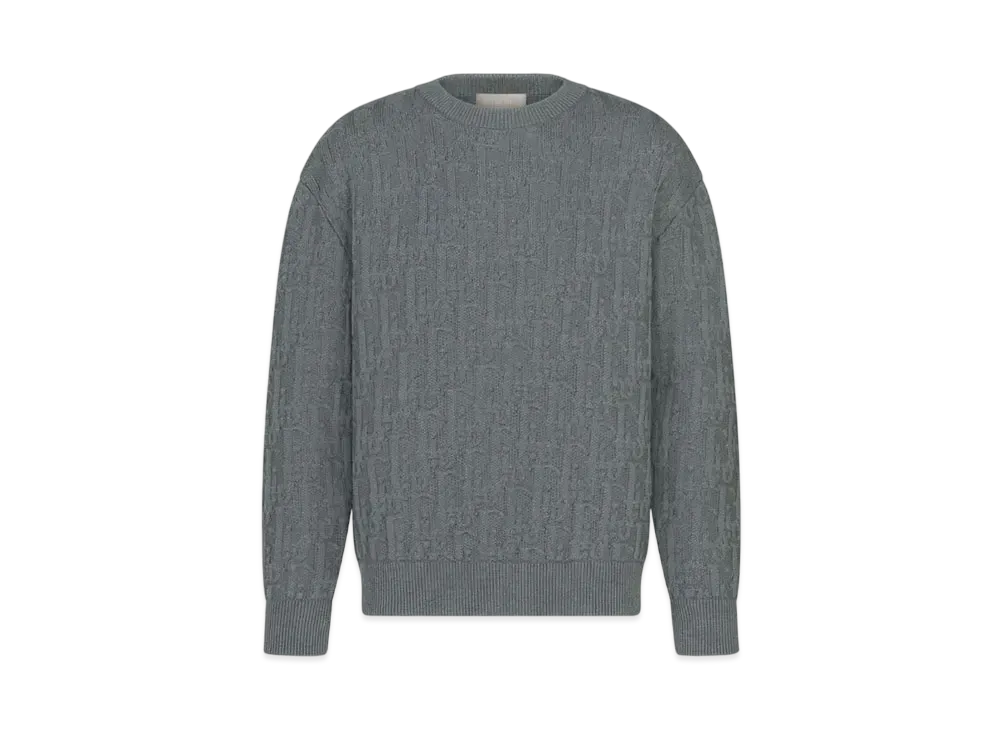 ディオール セーター ディオール オブリーク コットンブレンド ジャ