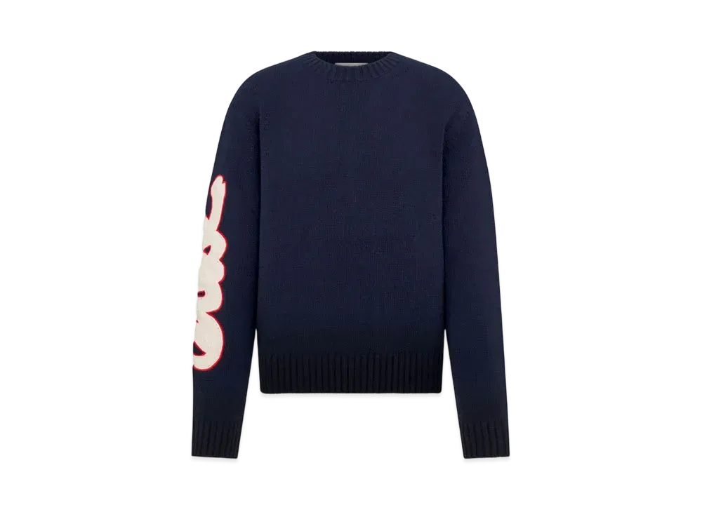 Dior x KAWS Sweater Wool Knit "Blue"