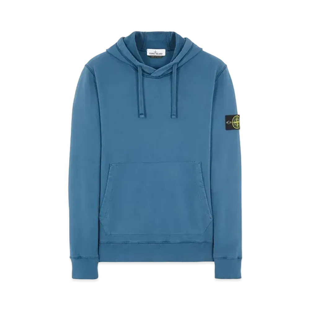 Stone Island 64120 BRUSHED COTTON FLEECE "Teal"