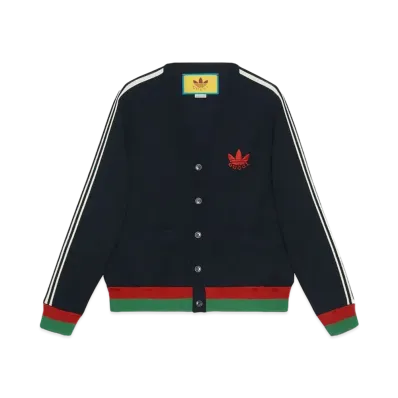 adidas x GUCCI Viscose Cardigan "Dark Blue"