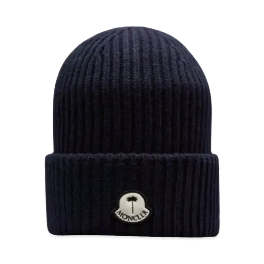 MONCLER X Palm Angels Knit Cap "Naby Blue"