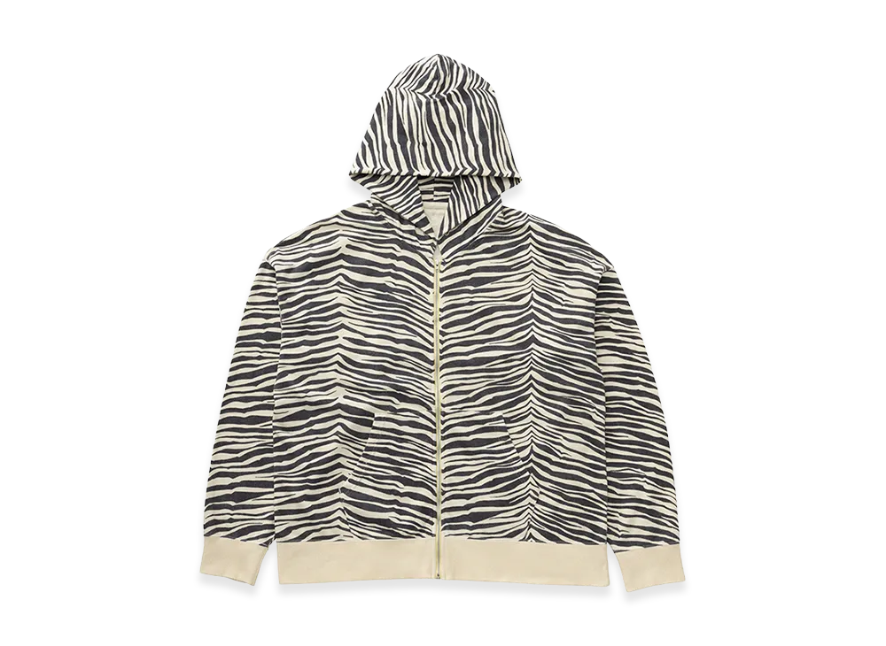 visvim Jumbo SB Hoodie F.Z. Quagga "LT.Yellow"