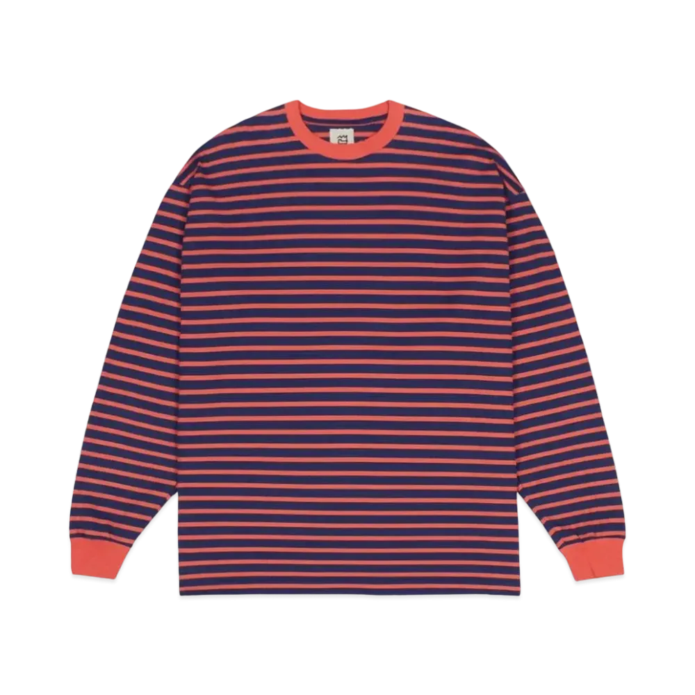 NNBF L/S BODER T-SHIRTS "ORANGE"