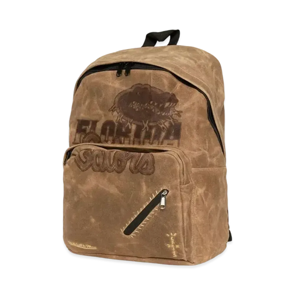 Travis Scott x M&N x University Of Florida Backpack "Beige"