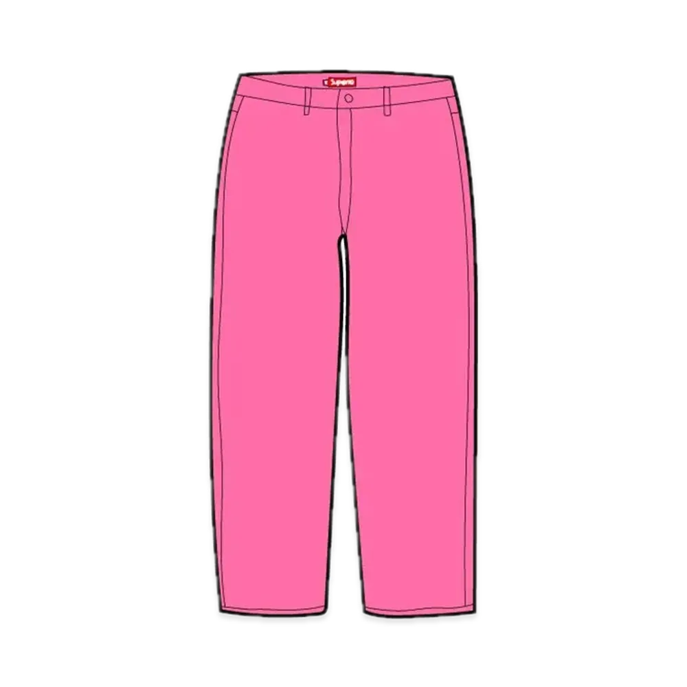 シュプリーム チノパンツ "ピンク"(24SS)