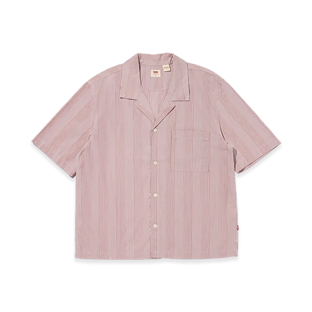Levi's Open-Collar Box Shirt "Red"