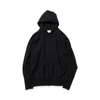 Unlikely Split Raglan Sleeve Hoodie "Black"