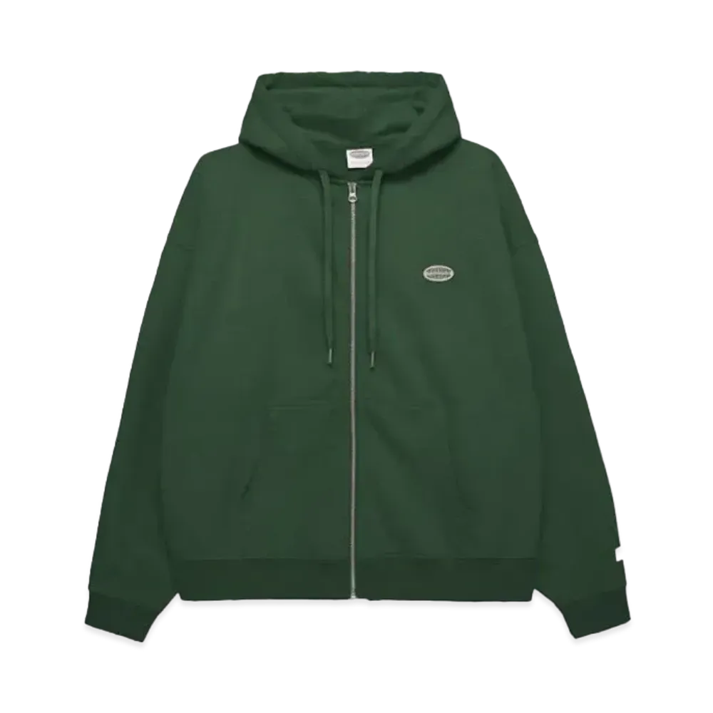 Paragraph Metal Ellipse Logo Zip Hoodie "Green"