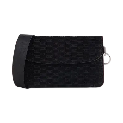 Kith Monogram Suede Envelope K20 Bag "Black"