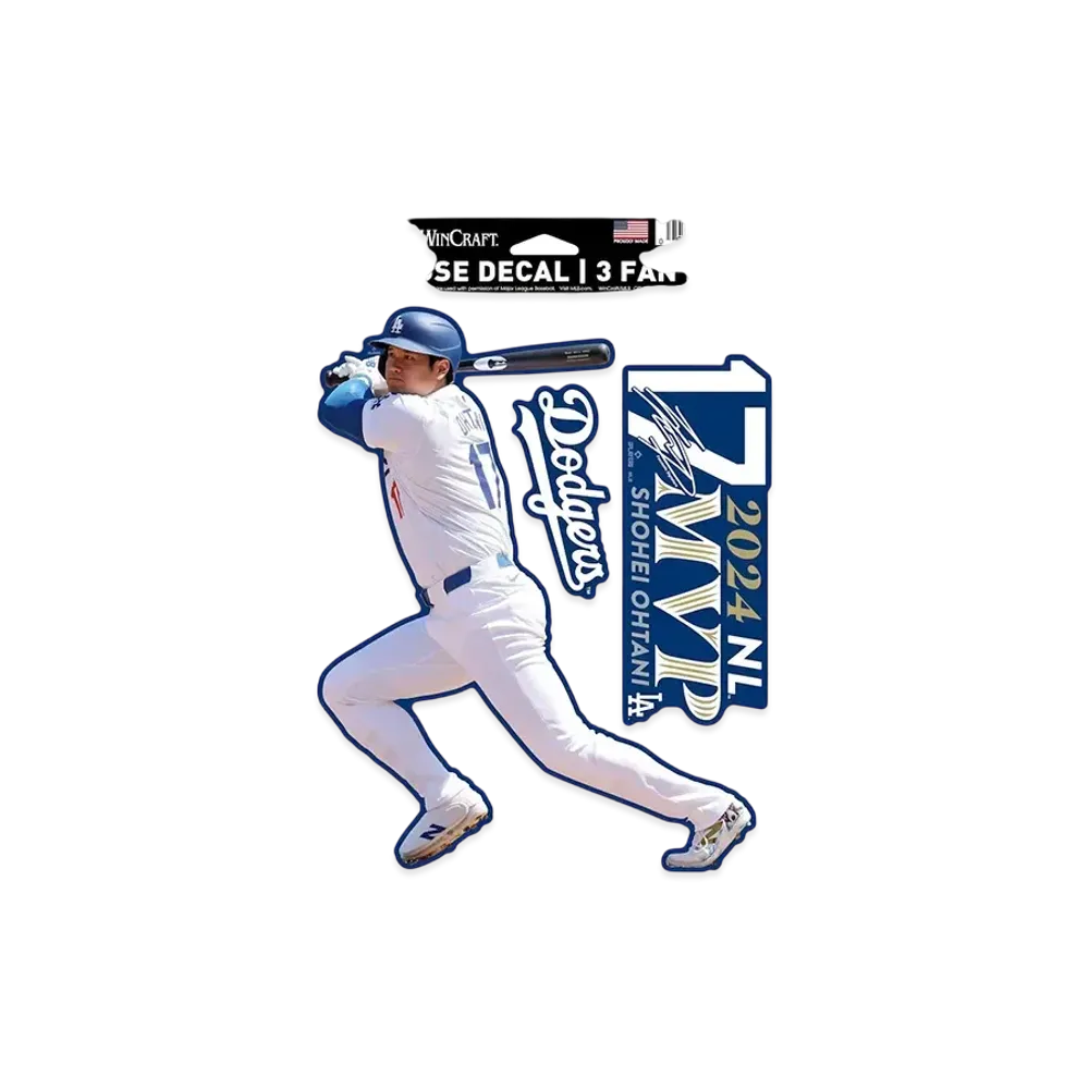 MLB Wincraft Dodgers Shohei Ohtani National League MVP 2024 Award Commemoration Fan Decal