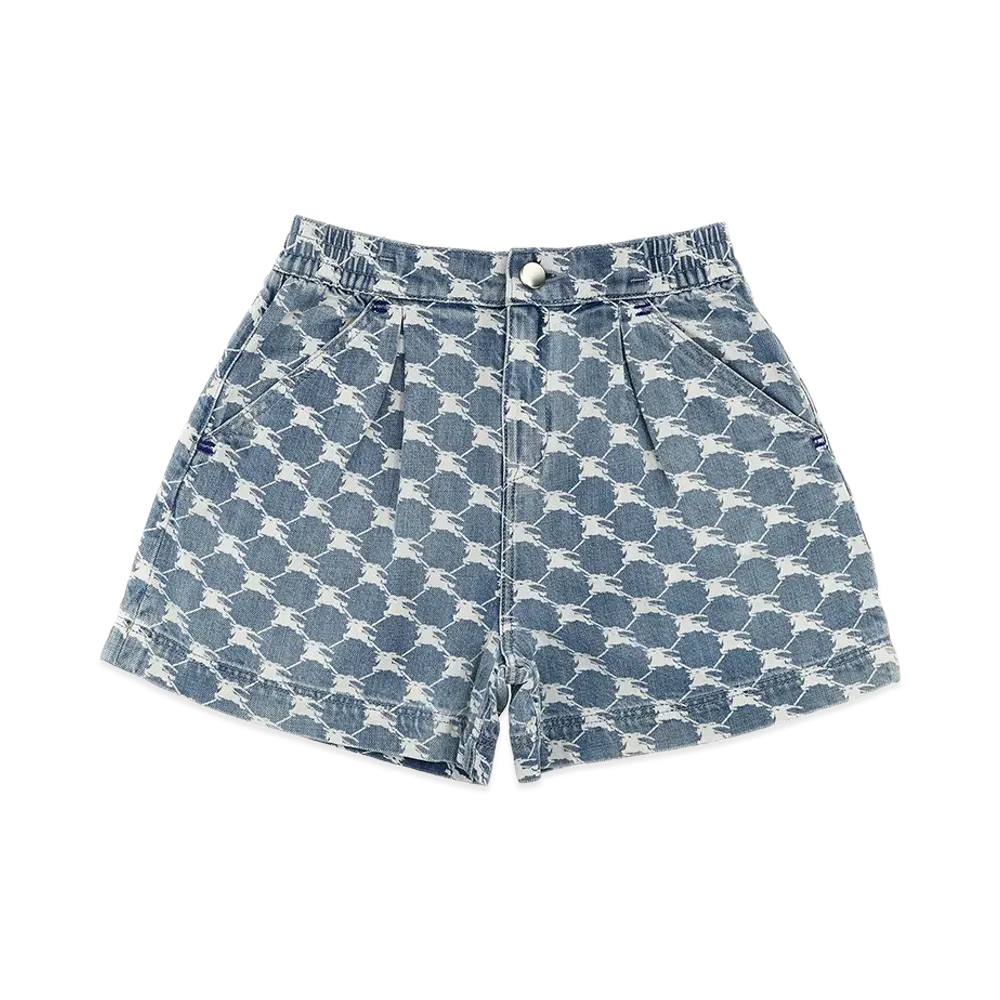 Burberry Kids nicoletta Bermuda Shorts "Light Blue"